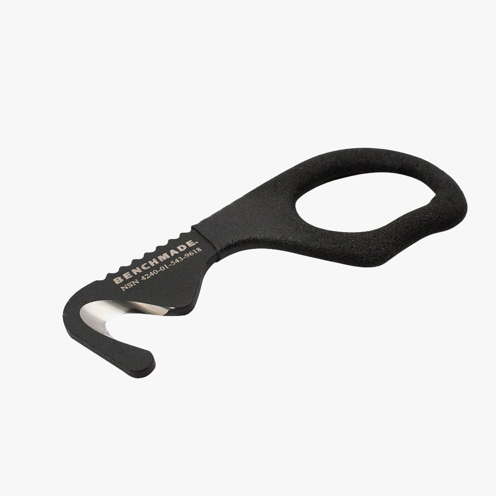 Benchmade Rescue Hook 7 BLKW – räddningskniv / bältskärarverktyg, svart