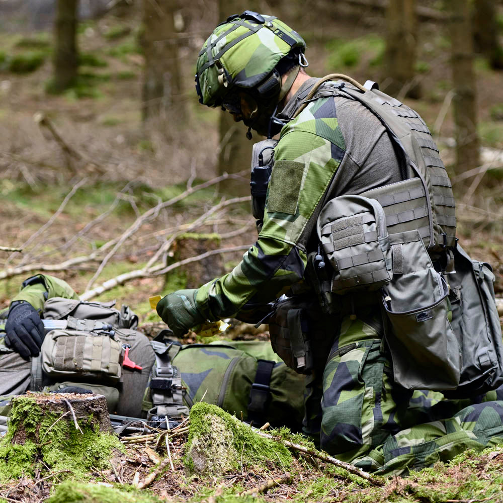 Snigel Oyster Pouch Medium - Fällbar Organiseringsficka (Oliv)