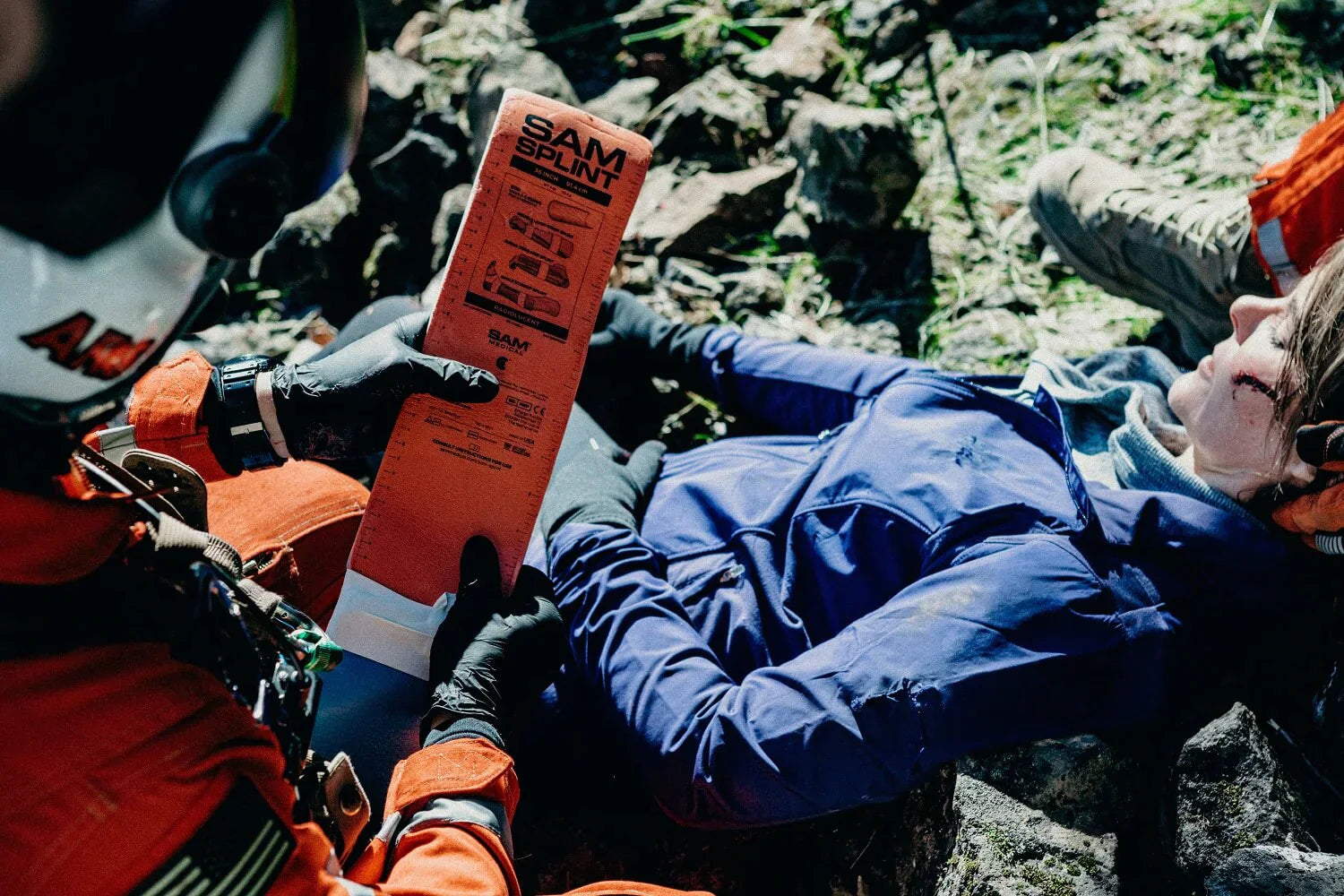 SAM Splint Junior – formbar spjäla 23 cm (9ʺ), orange