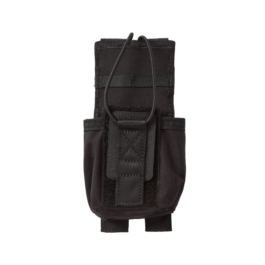 Snigel Radio Pouch -15 - Justerbar Radioficka (Svart)