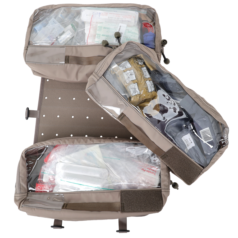 Snigel Large Insert Pouch 1.0 – insatsficka med kardborre, 33×16×10 cm, FM grå