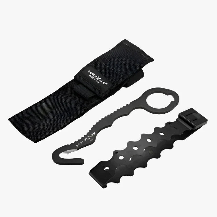 Benchmade Rescue Hook 8 BLKW – räddningskniv / bältskärarverktyg, svart