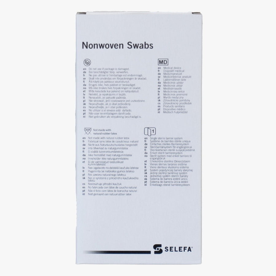 Selefa – Kompress nonwoven 4L 2p – 5x5cm steril – 140 st