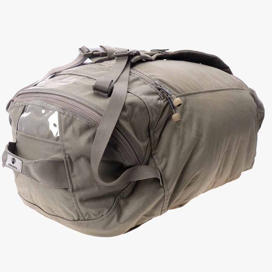 Snigel 90L Duffel Bag-17 – duffel- och ryggsäcksmodell, grå